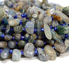 Natural Kyanite Gemstone Stick Pebble Chip 9-17MM Loose Beads (D713)