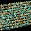 100% Genuine Natural Turquoise Blue Green Gemstone Pebble Nugget Chip 5-8MM 6-11MM 8-18MM Loose Beads (D432)
