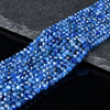 Natural Kyanite Gemstone Grade AAA Micro Faceted Round 2MM 3MM 4MM Loose Beads 15 inch Full Strand (P101)
