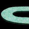 Amazonite Green Color Jade Gemstone Round 4MM Loose Beads 14.5 inch Full Strand (80020068-D616)