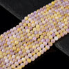 Yellow Pink Jade Gemstone Round 6MM Loose Beads 14.5 inch Full Strand (80020219-D628)