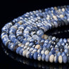 Natural Blue Sapphire Gemstone Grade AA 4X2MM Micro Faceted Rondelle Loose Beads 15 inch Full Strand (80018102-P87)