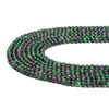 Green Purple Jade Gemstone Round 4MM Loose Beads 14.5 inch Full Strand (80020083-D617)