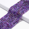 Iolite Purple Jade Gemstone Round 6MM Loose Beads 14.5 inch Full Strand (80020211-D627)