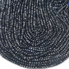 Natural Dark Green Tourmaline Gemstone Micro Faceted Rondelle 6X4MM Loose Beads (P88)