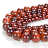 Natural Rosewood Mala Meditation Beads Round 6MM 8MM 10MM 12MM Loose Beads 16 inch BULK LOT (5-W0)