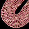 Natural Rhodonite Gemstone Micro Faceted Oval 8X6MM Loose Beads 7.5 inch Half Strand (80021463-D717)