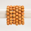 Natural Aromatic Thuja Sutchuenensis Gemstone Round Bracelet 8MM 10MM 12MM 7.5 inch Strand (S60)