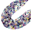 Natural Rainbow Fluorite Gemstone Pebble Nugget 8-10MM 10-12MM Loose Beads (D467)