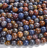 Natural African Pietersite Gemstone Grade AAA Round 7MM 8MM 9MM 10MM 11MM 12MM 13MM 14MM 15MM Loose Beads (D545)