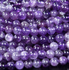 Natural Amethyst Gemstone Grade AA Round 6MM Loose Beads (D491)