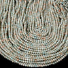 Natural Amazonite Gemstone Grade A 3MM Micro Faceted Round Loose Beads 15 inch Full Strand (80018241-P99)