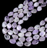 Natural Lavender Amethyst Gemstone 20X15MM Twist Oval Loose Beads (D425)