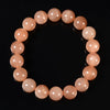 Natural Sunstone Gemstone Round Bracelet 6MM 8MM 10MM 7.5 inch Strand (S52)