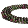 Red Green Jade Gemstone Round 8MM Loose Beads 14.5 inch Full Strand (80020098-D619)