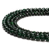 Dark Green Jade Gemstone Faceted Round 6MM 8MM Loose Beads (D633)