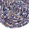 Natural Rainbow Fluorite Gemstone Grade AA 6MM Micro Faceted Round Loose Beads 15 inch Full Strand (80018255-P100)