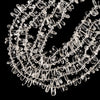 Natural Rock Crystal Clear Quartz Gemstone Stick Pebble Chip 9-17MM Loose Beads (D714)