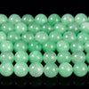 Green Jade Gemstone Round 8MM Loose Beads 14.5 inch Full Strand (80020230-D629)