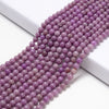 Purple Jade Gemstone Round 6MM Loose Beads 14.5 inch Full Strand (80020223-D628)