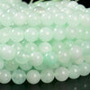 Mint Green Jade Gemstone Round 8MM Loose Beads 14.5 inch Full Strand (80020229-D629)