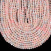 Morganite Color Jade Gemstone Round 4MM Loose Beads 14.5 inch Full Strand (80020078-D617)