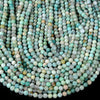 Natural Amazonite Gemstone Grade A 6-7MM Micro Faceted Round Loose Beads 15 inch Full Strand (80018247-P99)