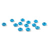 Turquoise Gemstone Large Hole Beads Rondelle Donut 14MM BULK LOT 2,6,12,24,50 Beads (80021206-S62)