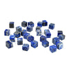 Natural Lapis Lazuli Gemstone Square Cube 11-12MM Loose Beads 6 Beads (80019010-D523)