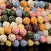Multi Color Lava Gemstone Round 4MM 6MM 8MM 10MM Loose Beads (D639)