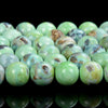 Green Terra Agate Gemstone Round 8MM Loose Beads (D519)