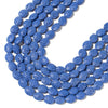 Light Blue Lava Gemstone Oval 10X8MM Loose Beads (D648)