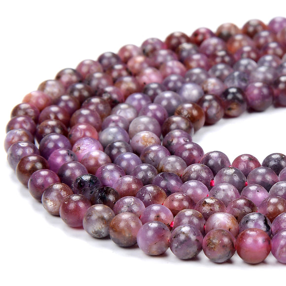 Natural Star Ruby Gemstone Grade A Round 3MM 4MM 5MM Loose Beads (P80)