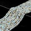 Natural Dominican Larimar Gemstone Grade A Micro Faceted Round 3MM 5MM Loose Beads 15 inch Full Strand (P95)