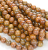 Natural Green Sandalwood Mala Meditation Beads Round 6MM 8MM 10MM 12MM Loose Beads 16 inch BULK LOT (2-W0)