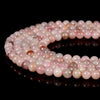 Natural Madagascar Rose Quartz Gemstone Round 8MM Loose Beads (D656)
