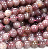 Natural Rare Purple Pink Madagascar Rose Quartz Gemstone Grade AA Round 7MM 8MM 9MM 10MM 11MM 12MM 13MM Loose Beads (D504)