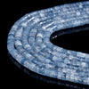 Aquamarine Blue Jade Gemstone Heshi Rondelle Slice 4X2MM Loose Beads 14.5 inch Full Strand (80019477-P106)