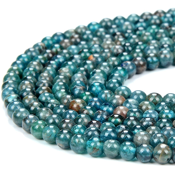 Natural Blue Apatite Gemstone Grade AA Round 2-3MM 3MM Loose Beads 15 inch Full Strand (P101)