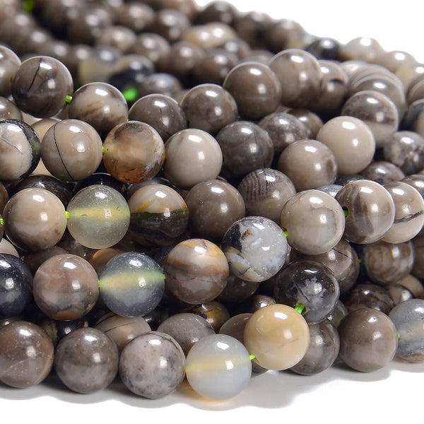 Natural Fire Agate Gemstone Round 8MM Loose Beads (D655)