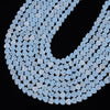 Light Blue Lava Gemstone Love Heart 6MM Loose Beads (D643)