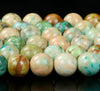 Natural Peruvian Turquoise Gemstone Round 6MM 8MM 10MM Loose Beads (D457)