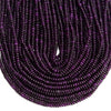 Dark Purple Jade Gemstone Rondelle 4X2MM Loose Beads 14.5 inch Full Strand (80020059-D616)