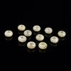 Natural White Labradorite Gemstone Large Hole Beads Rondelle Donut 14MM BULK LOT 2,6,12,24,50 Beads (80021212-S62)