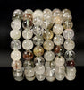 Green Phantom Quartz Gemstone Round Bracelet 7MM 8MM 10MM 11MM 12MM 13MM 7.5 inch 8 inch Strand (S52)