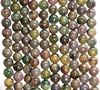 6mm Genuine Ruby in Kyanite Gemstone Green Red Grade A Round Loose Beads 15.5 inch Full Strand (80007238-A249)