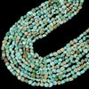 Natural Peruvian Turquoise Gemstone 5-7MM Pebble Nugget Loose Beads (D466)