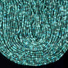 Natural Chrysocolla Azurite Gemstone Grade AAA 3MM Micro Faceted Round Loose Beads 15 inch Full Strand (80018164-P93)