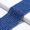 Blue Lava Gemstone Round 4MM 6MM 8MM 10MM Loose Beads (D638)