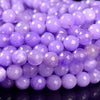 Light Purple Jade Gemstone Facetecd Round 8MM Loose Beads (D632)